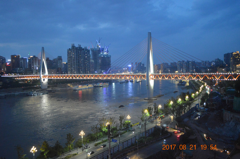 重庆长江夜景