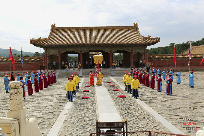 清朝皇帝的祭祀大典主要的意义是祭祀先帝,祈福民安.