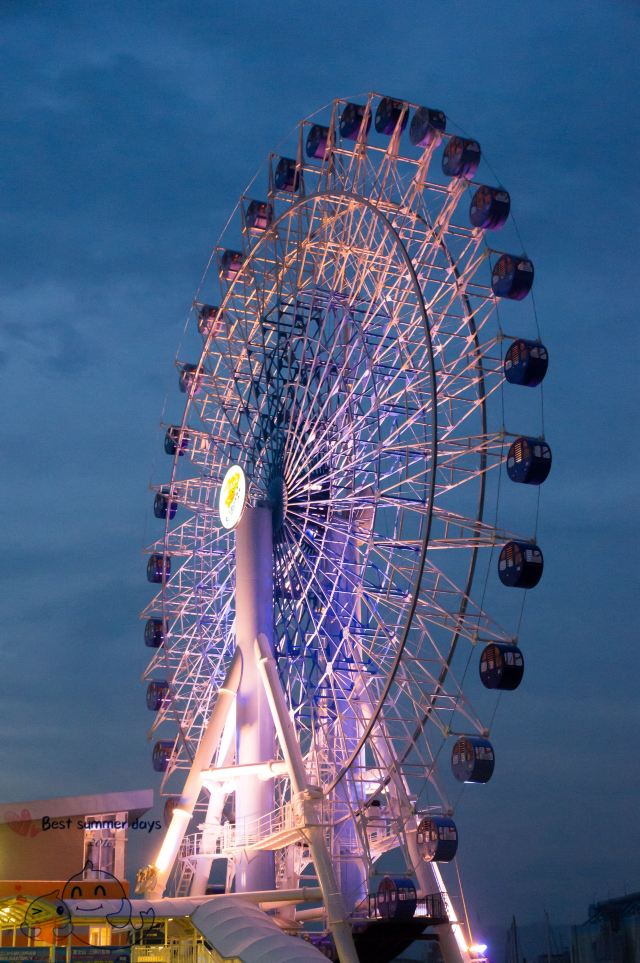 摩天轮夜景