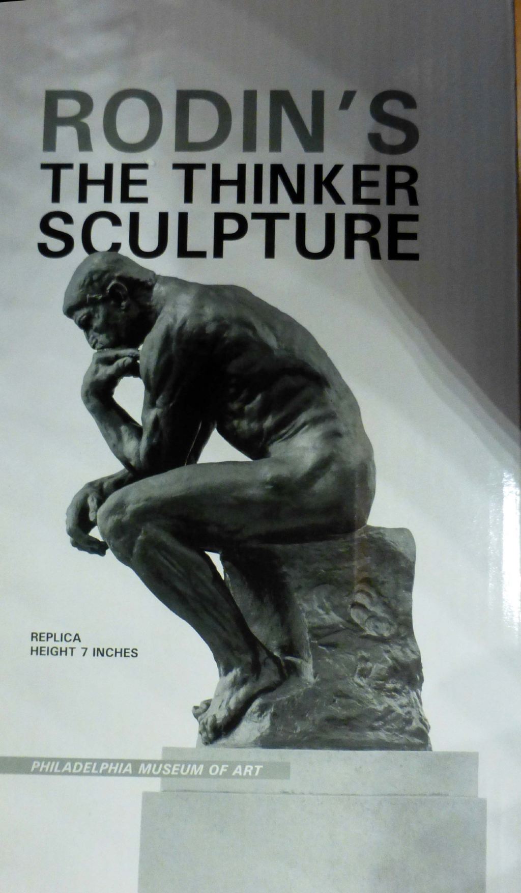 美国 费城 欣赏雕塑家罗丹的作品 - 思想者