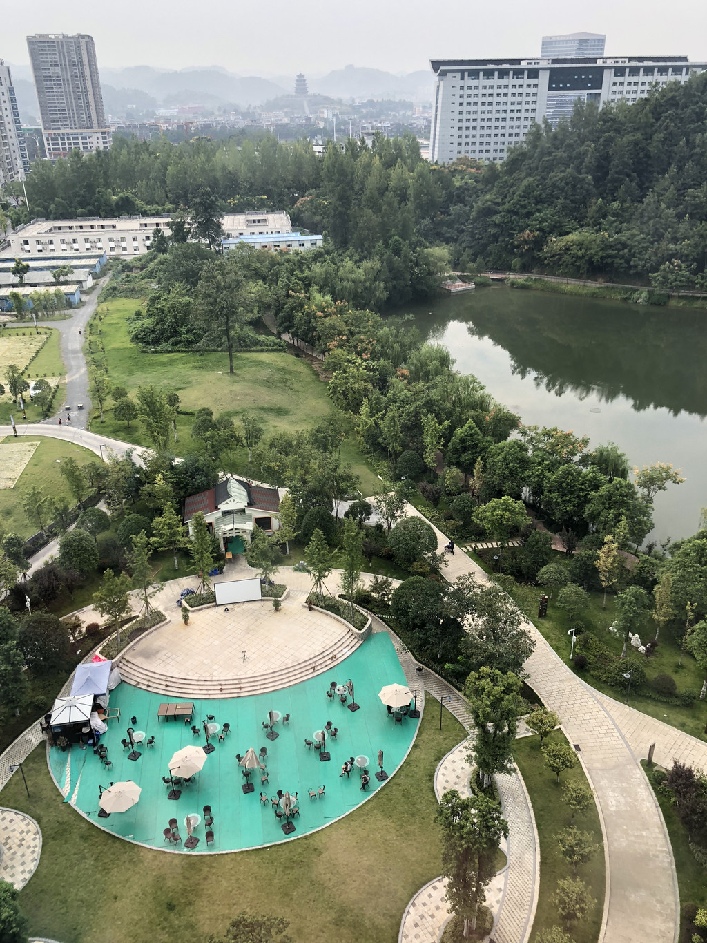 吉首凯莱酒店窗外景色