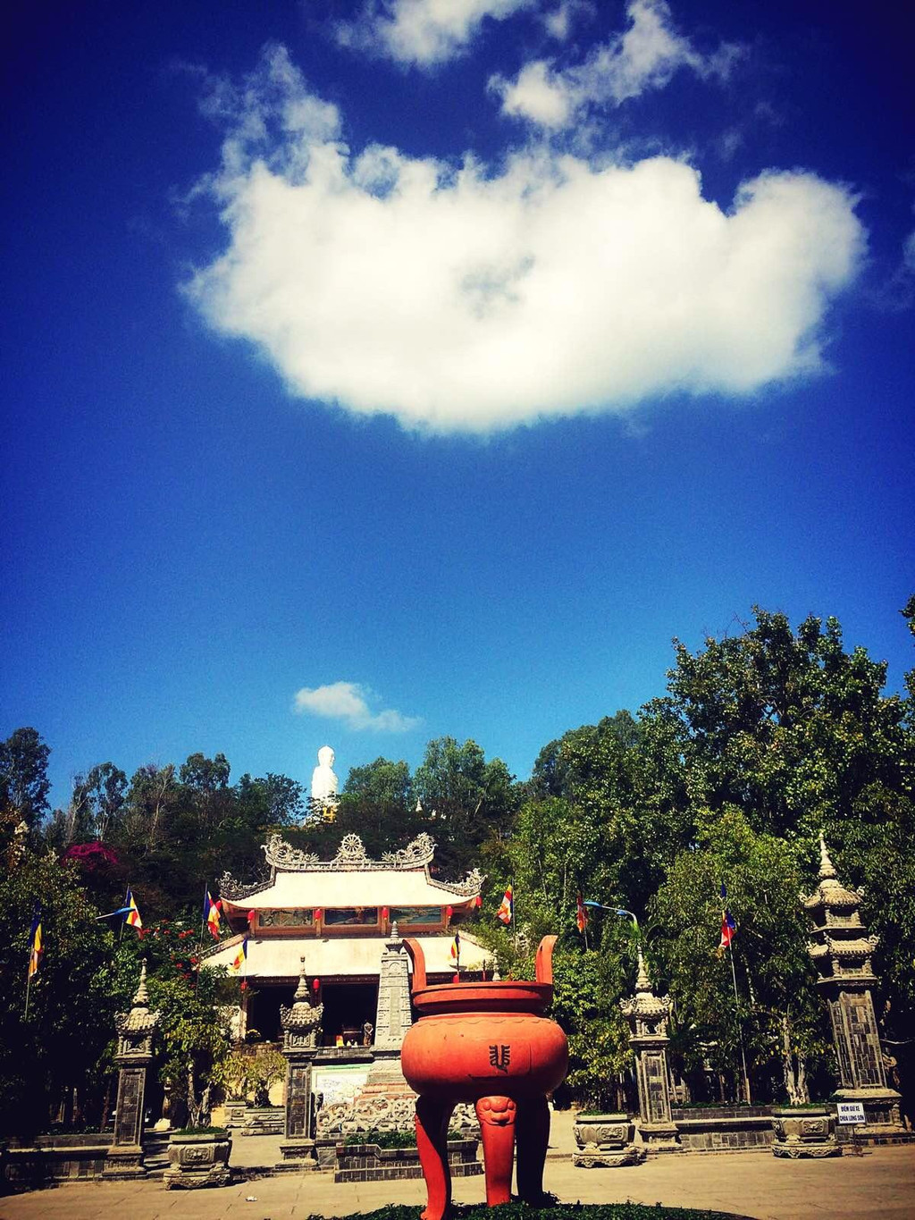 芽庄龙山寺 东南亚国家旅游,寺庙就