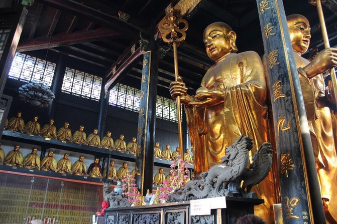 我的九华山感恩之旅~第四天(化城寺 旃檀林 二访百岁宫睡佛 太白书院)