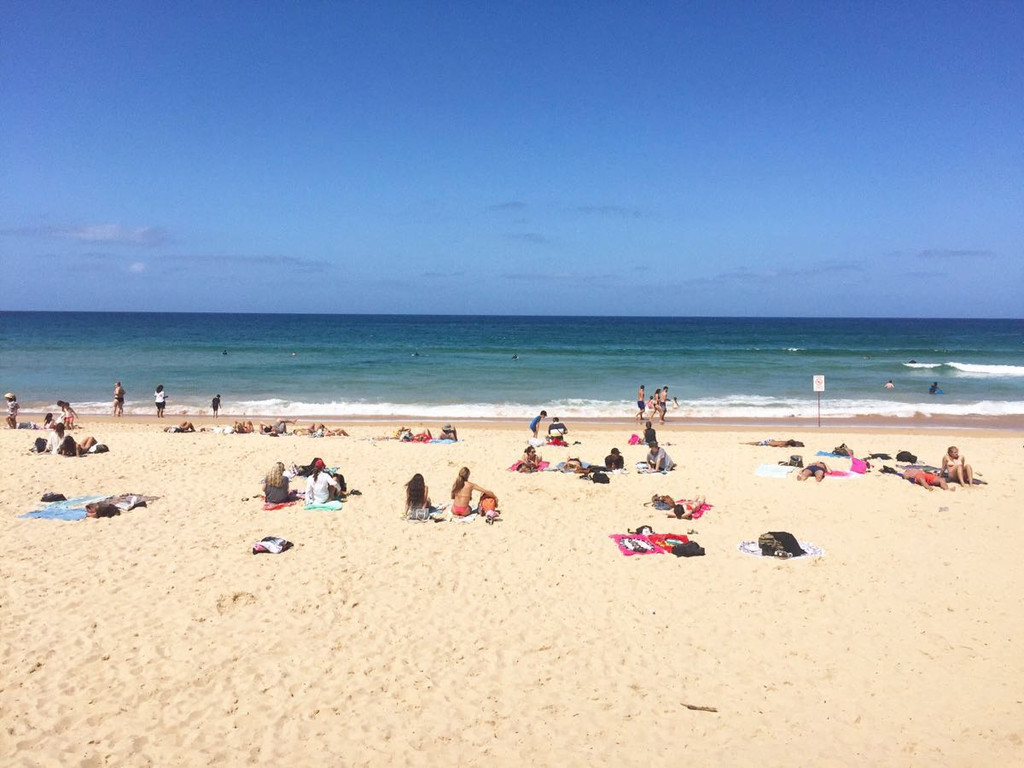 manly beach 其实不一定需要来如果都会去bondi beach