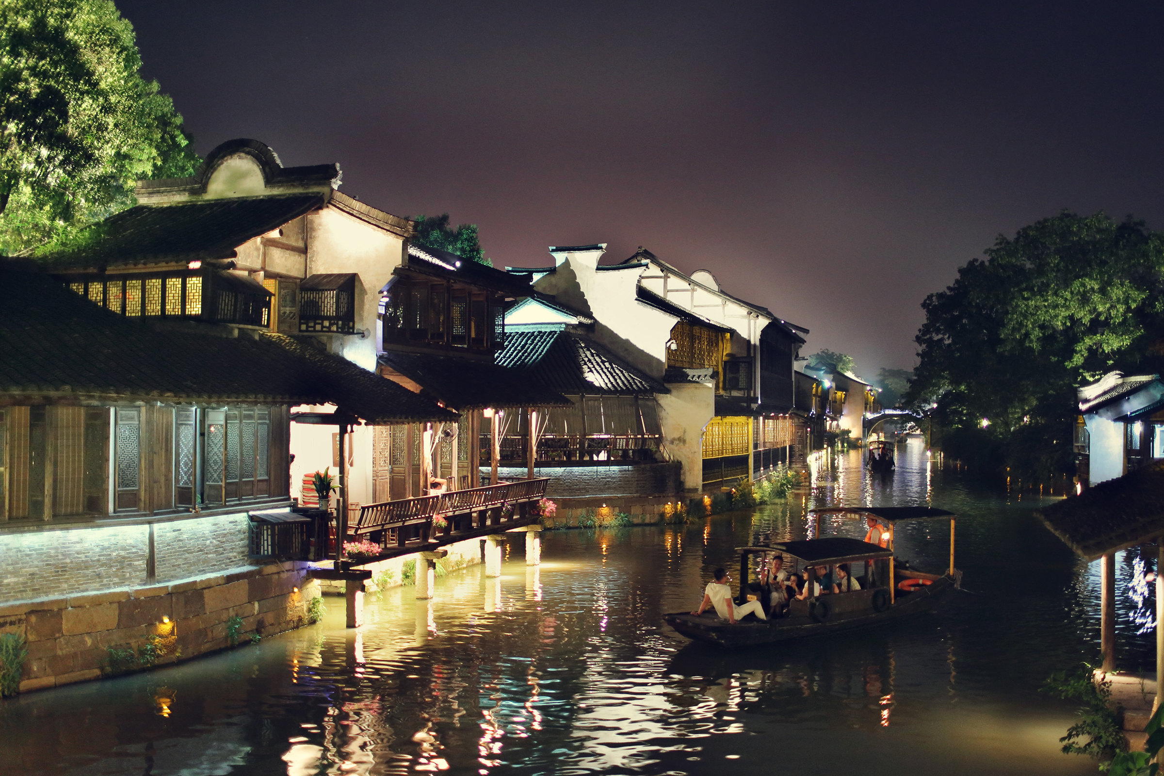 嘉兴乌镇 西栅 西栅夜景 杭州西湖 灵隐 西溪湿地公园二日游