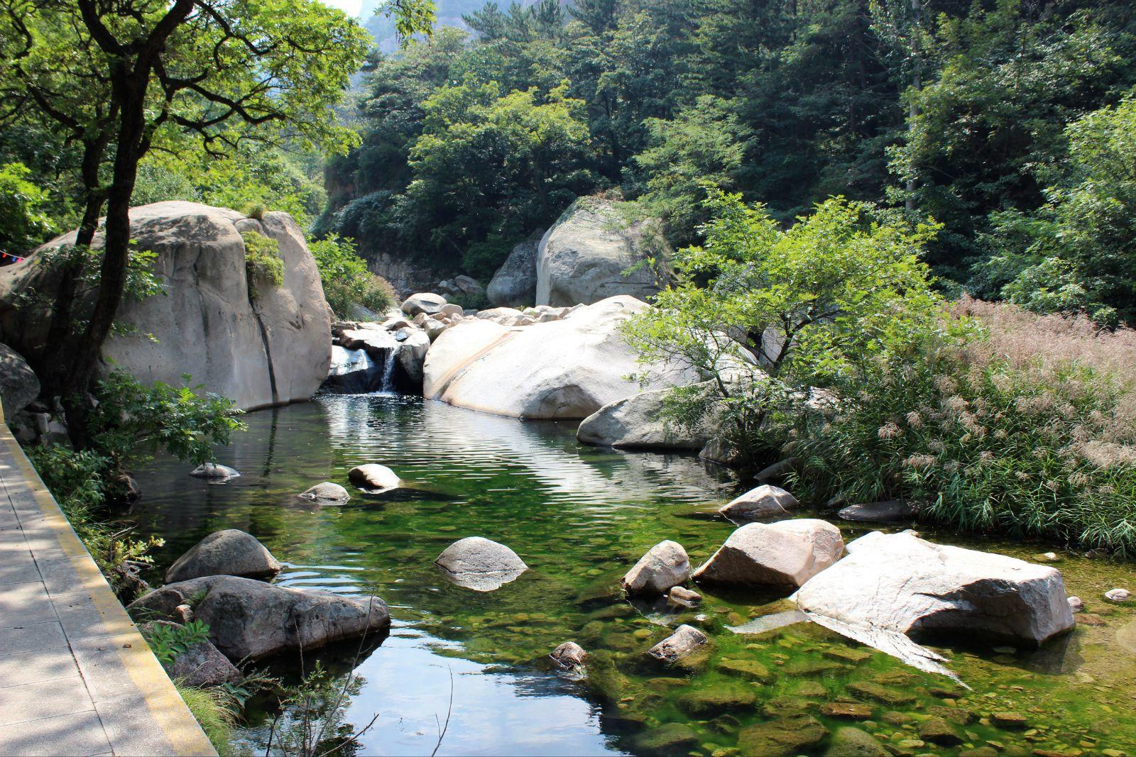 青岛崂山北九水风景区