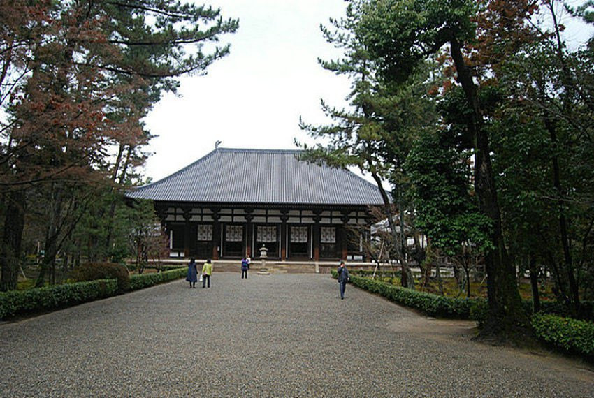 奈良 唐招提寺,由中国唐朝高僧鉴真所建