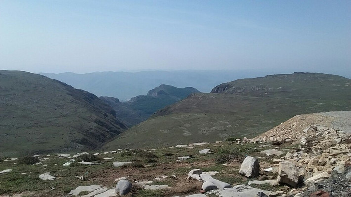 南王乡岔口村,上山进到系舟山高处,到沙岭子村雷达站,后折返至尧头村