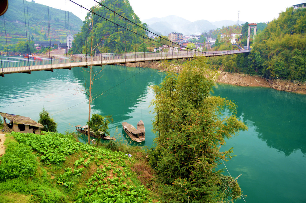 重庆,酉水河镇旅游.