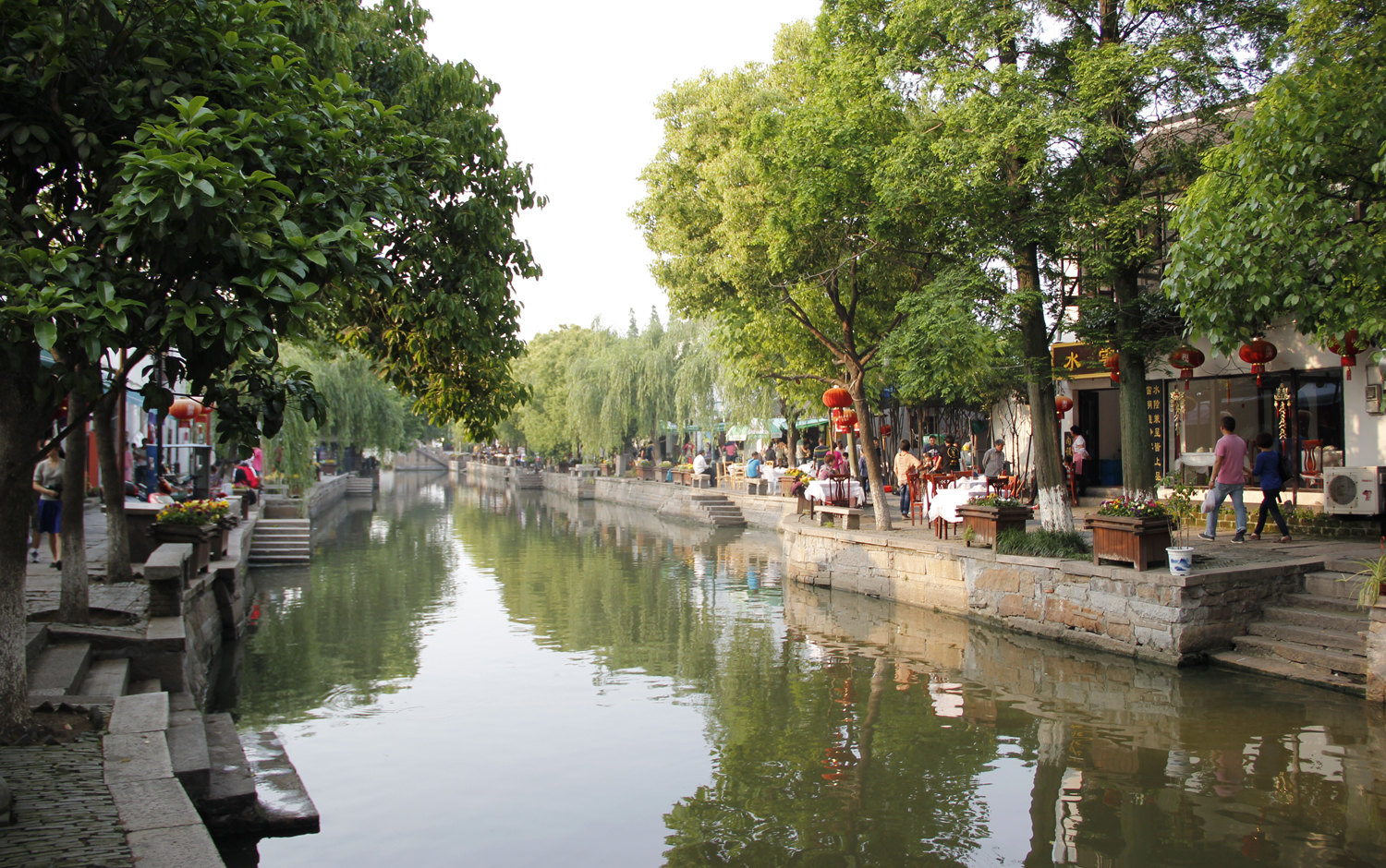 朱家角最美的北大街,灰常舒服 朱家角古镇景区