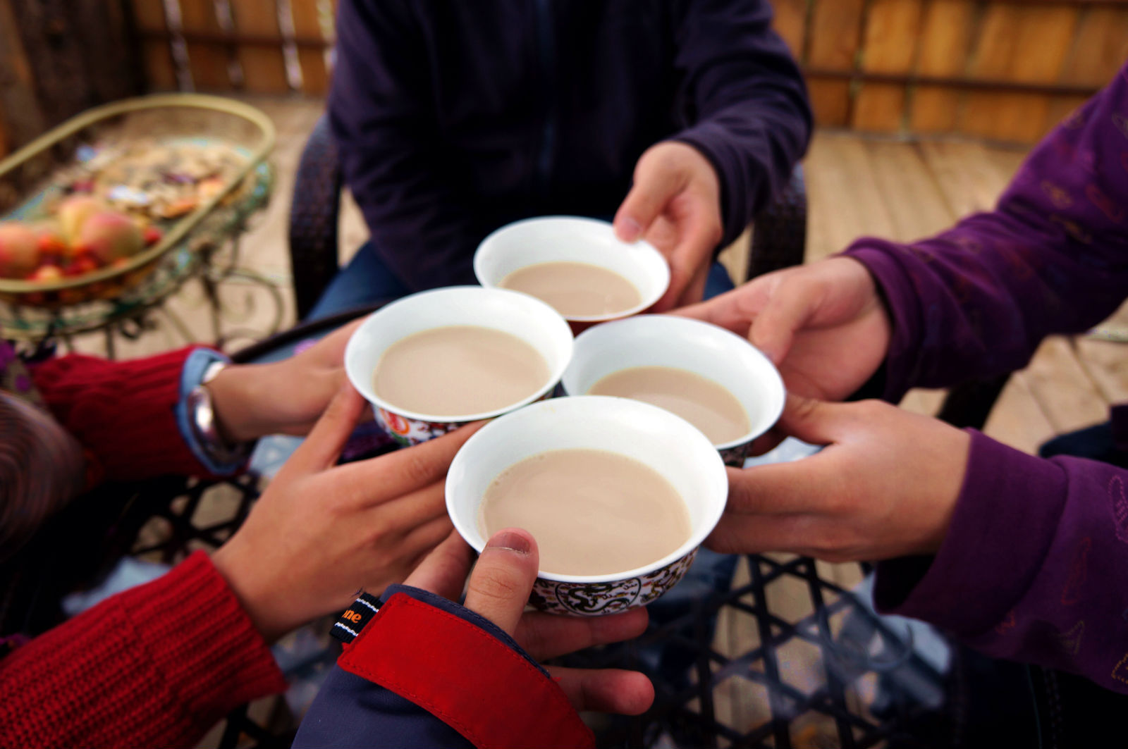 酥油茶 黄河第一湾