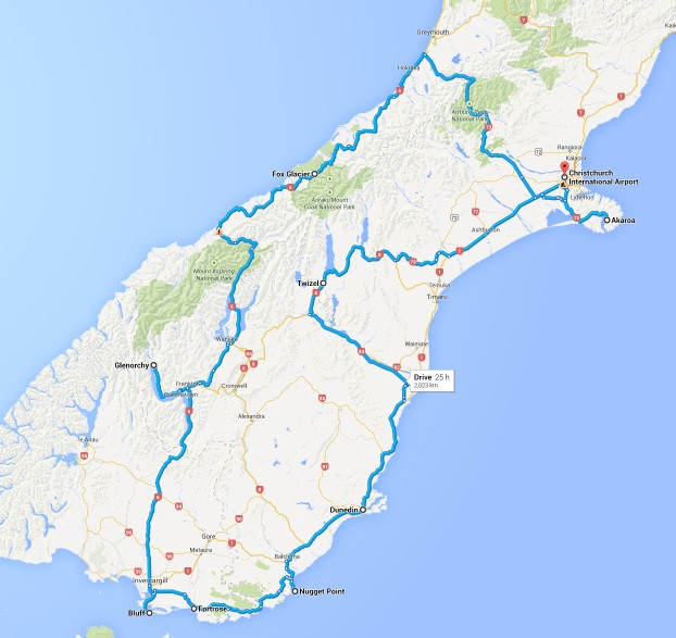 与父母的新西兰南岛8日自驾游 附详细路线与大师级美
