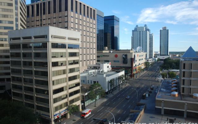 实拍:加拿大埃德蒙顿街景