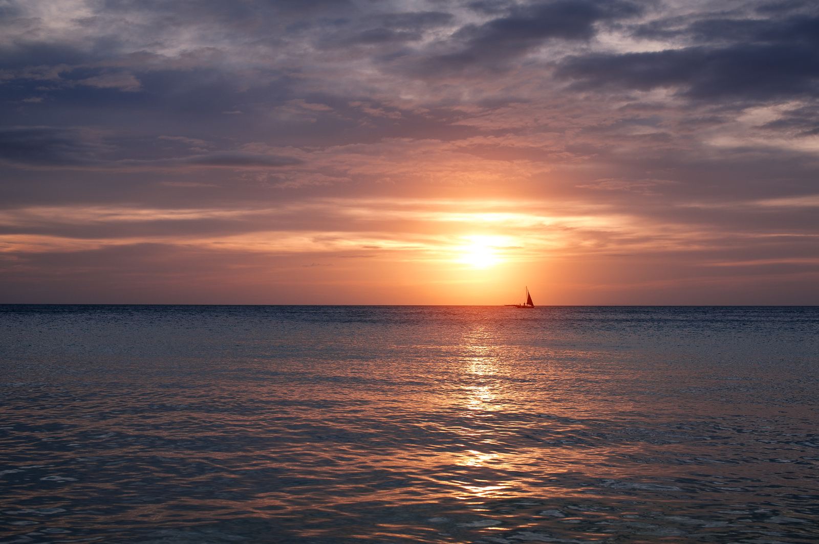 泰国攀牙湾帆船日落 Panya Bay Sailing And Sunset