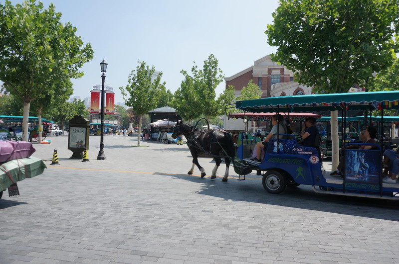 天津马场道的金线马车