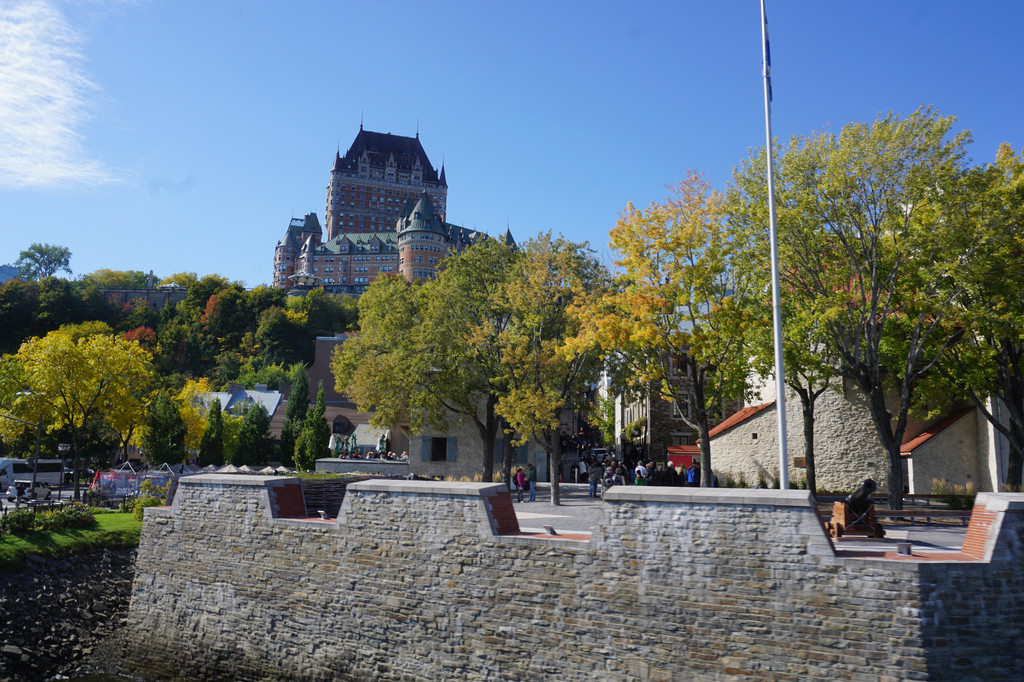魁北克城墙图片