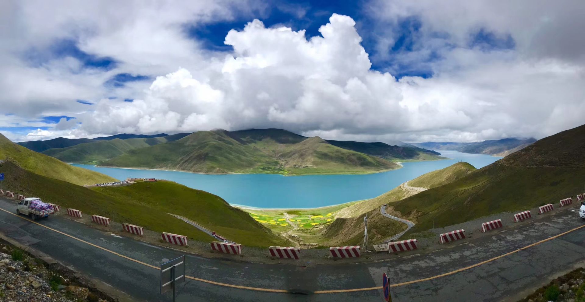 西藏羊湖荒地星空营地