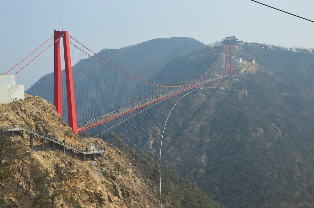 沂蒙山银座天蒙--世界第一人行悬索桥