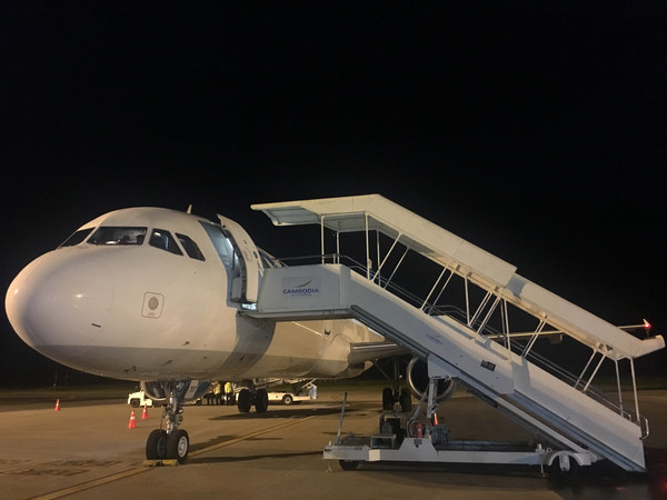 天空吴哥航空 去程:za438 天津滨海国际机场23:35--西哈努克机场3:25