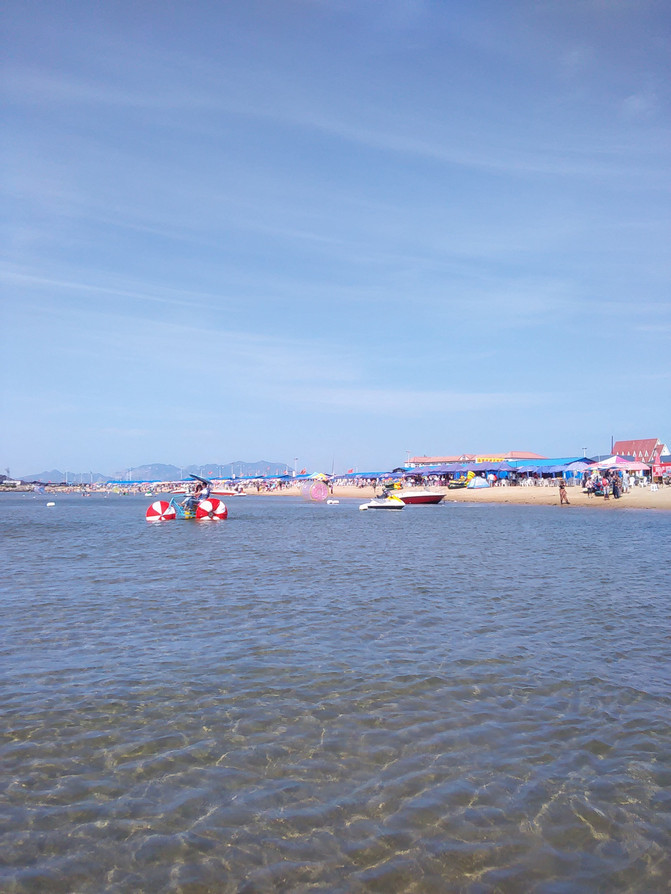 端午节东戴河海边穿什么衣服,能下水吗?