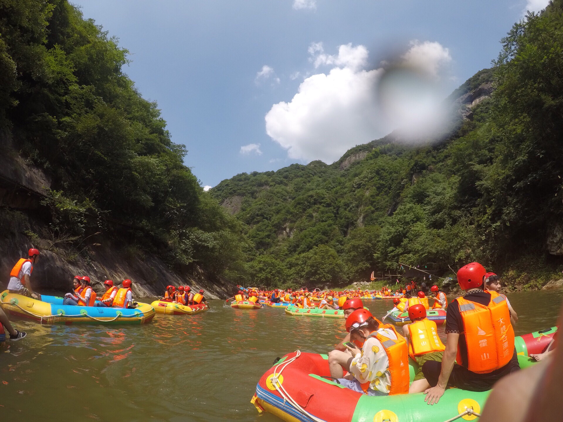 霍山大峡谷漂流.起点