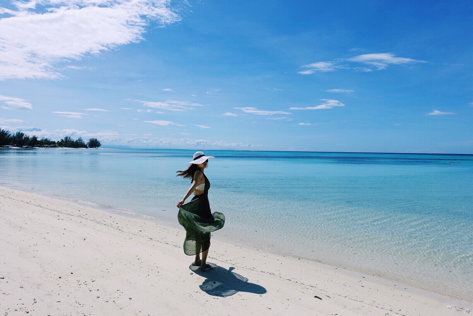 阳光沙滩长裙|马来西亚美人鱼岛 🏝🏝🏝 美人鱼岛位于马来西亚沙巴州，从亚庇码头乘快艇到达美人鱼岛，实