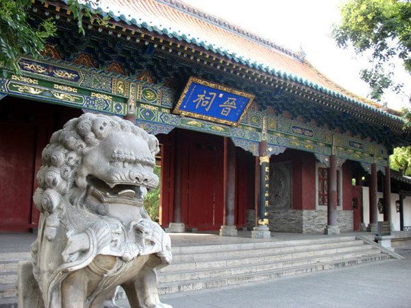 晋祠公园大门