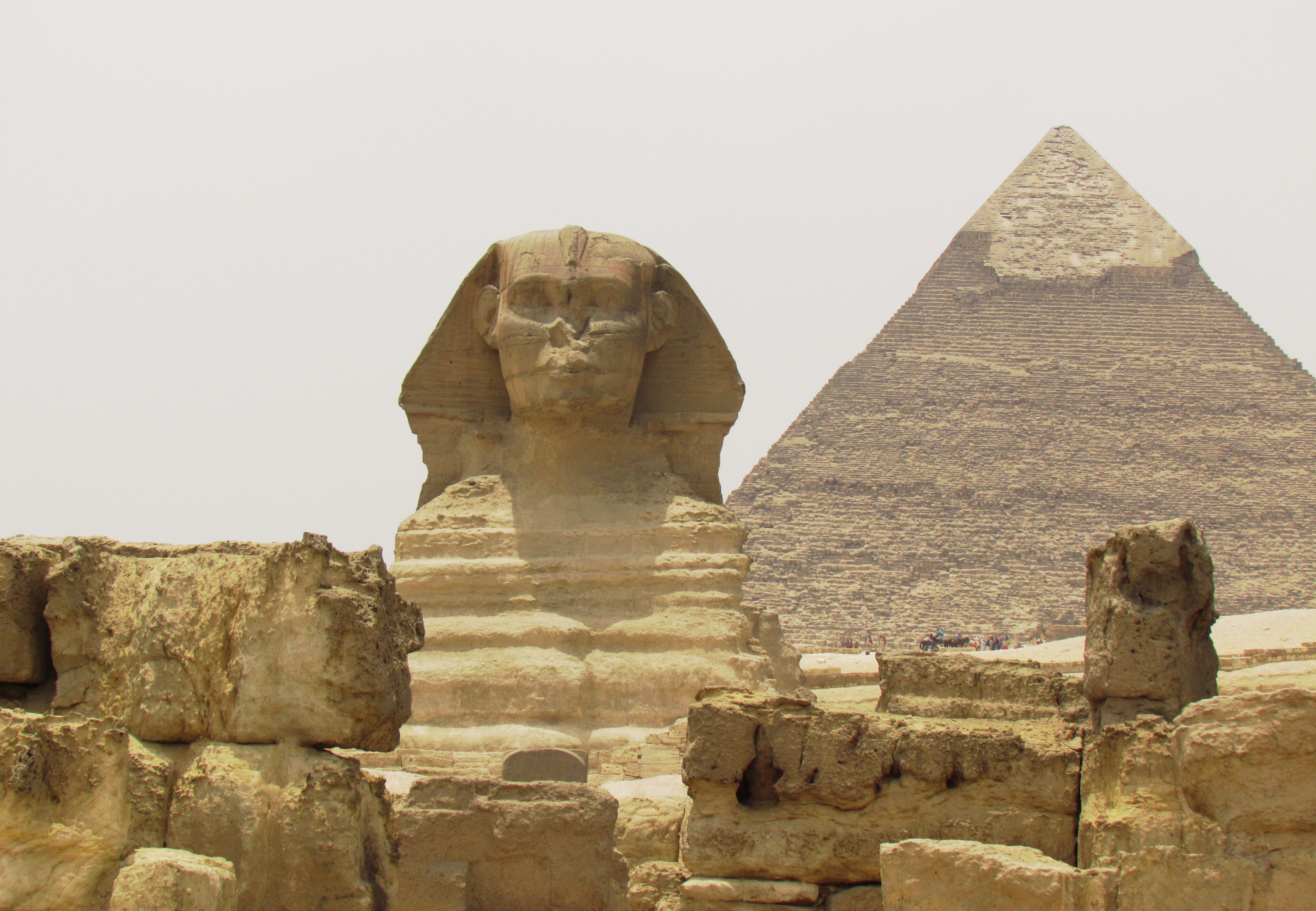 埃及狮身人面像正面图片