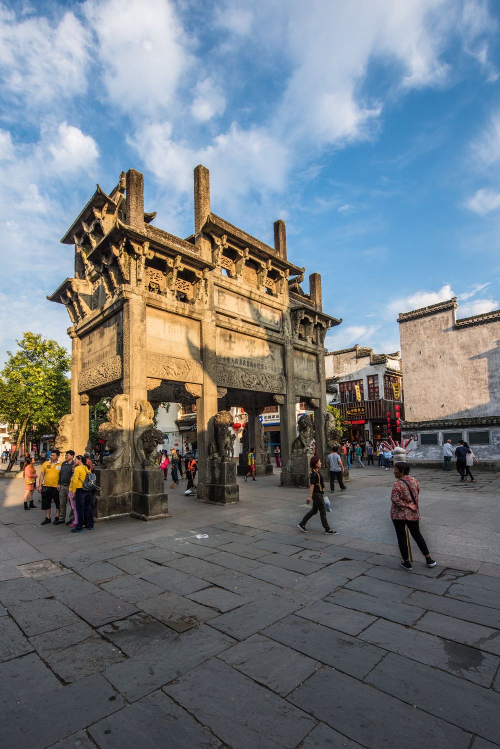 歙县徽州古城半日游黄山市屯溪出发纯玩上午下午班