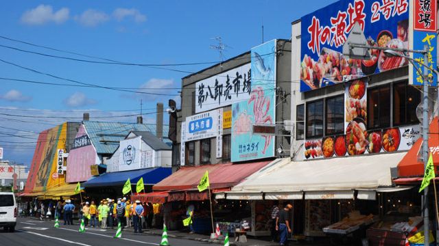 札幌螃蟹市场图片