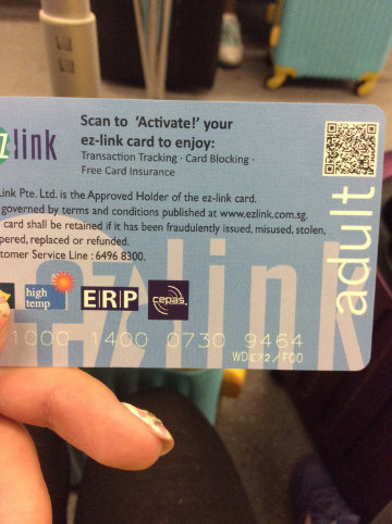 新加坡的交通卡 新加坡樟宜国际机场