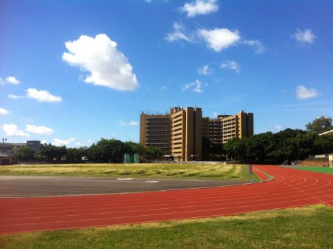 把行李寄存在车站行李房,穿过地下通道,就到了大学路,著名的成功大学
