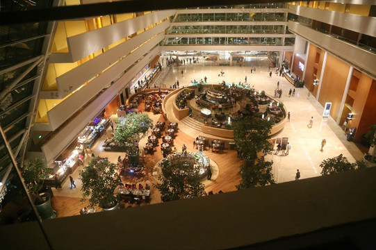            高大上的金沙酒店大堂