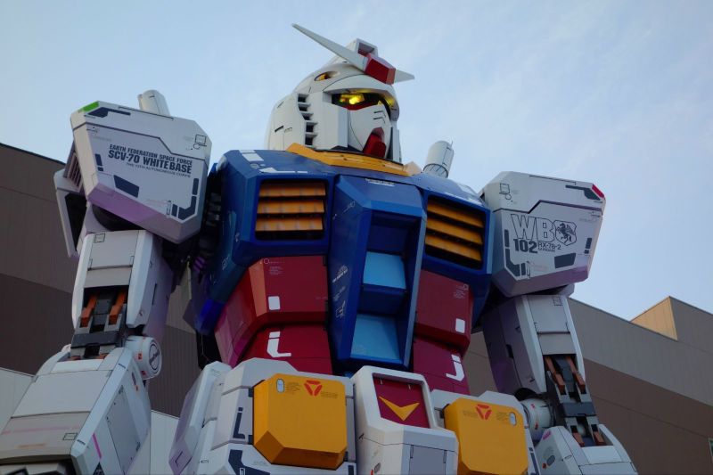 高达常驻台场了,不用跑静冈县去看了~ 御台场  odaiba