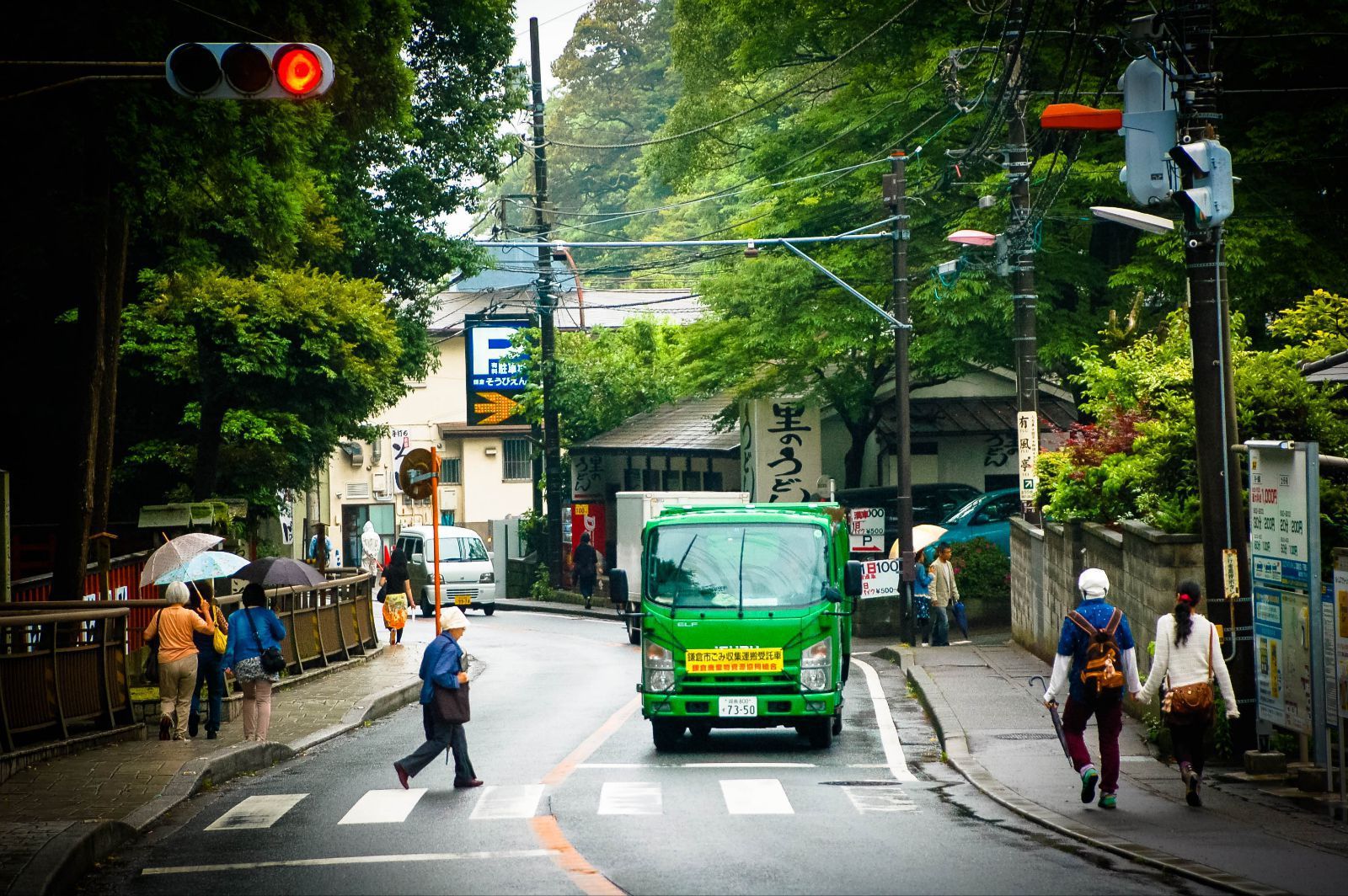 路口拍一张,很喜欢镰仓这个小镇 镰仓