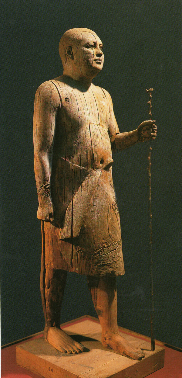 哈夫拉雕像.埃镑10元面值的图案.这只鹰在正面是看不到的. 书吏像.