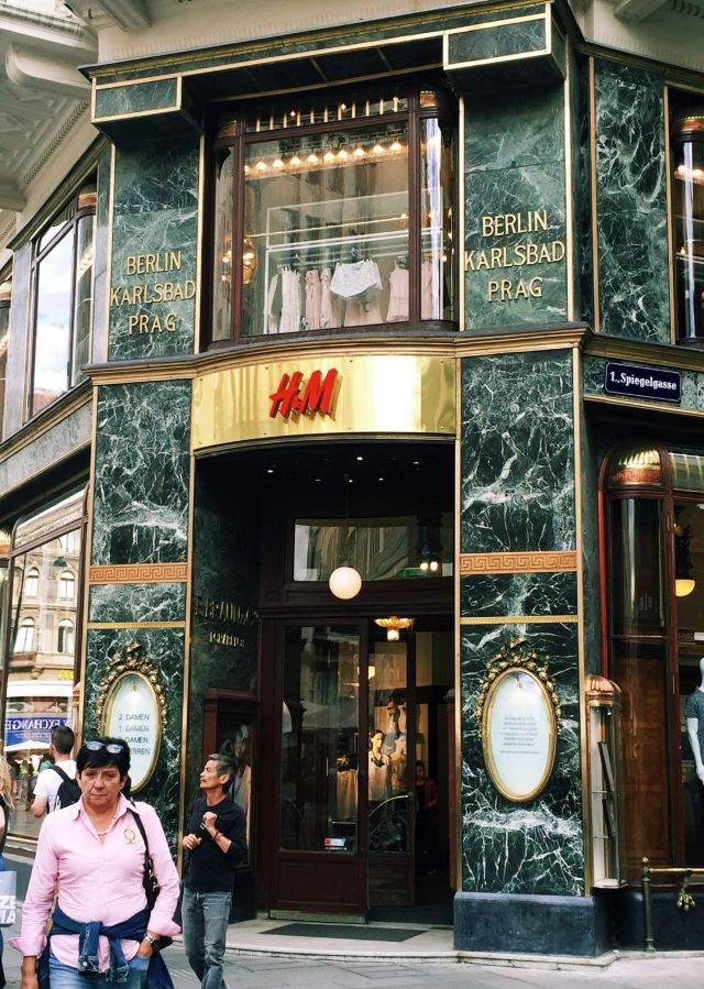 这个hm为什么装修的如此高端洋气,还以为什么名牌店.