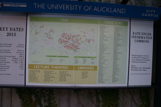 校区地图 奥克兰大学