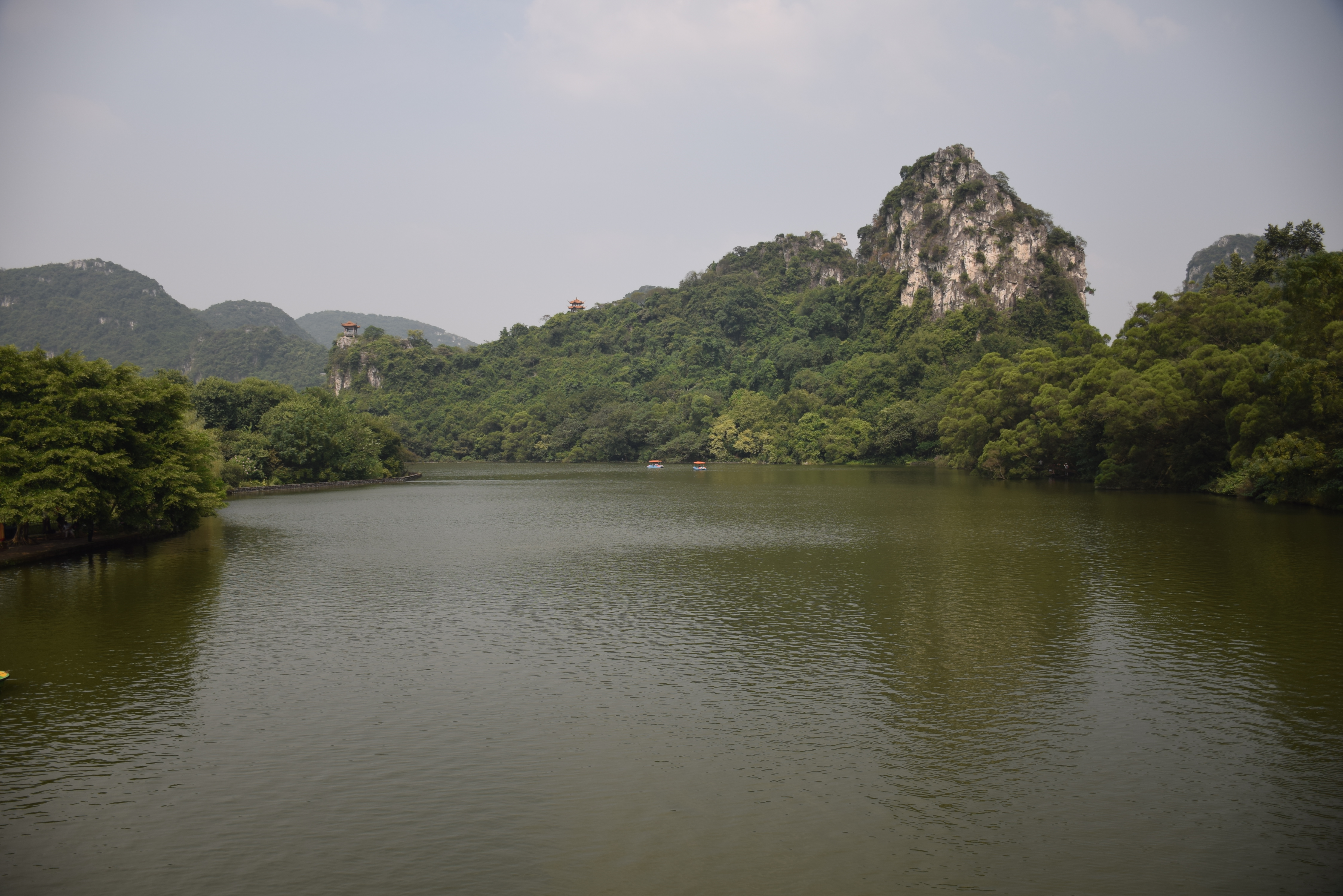 風雨橋側景 龍潭公園