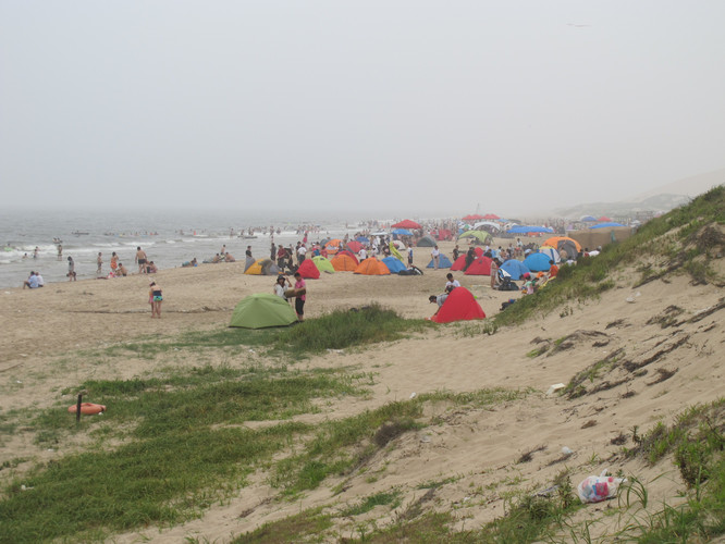 南戴河黄金海岸的美好日子