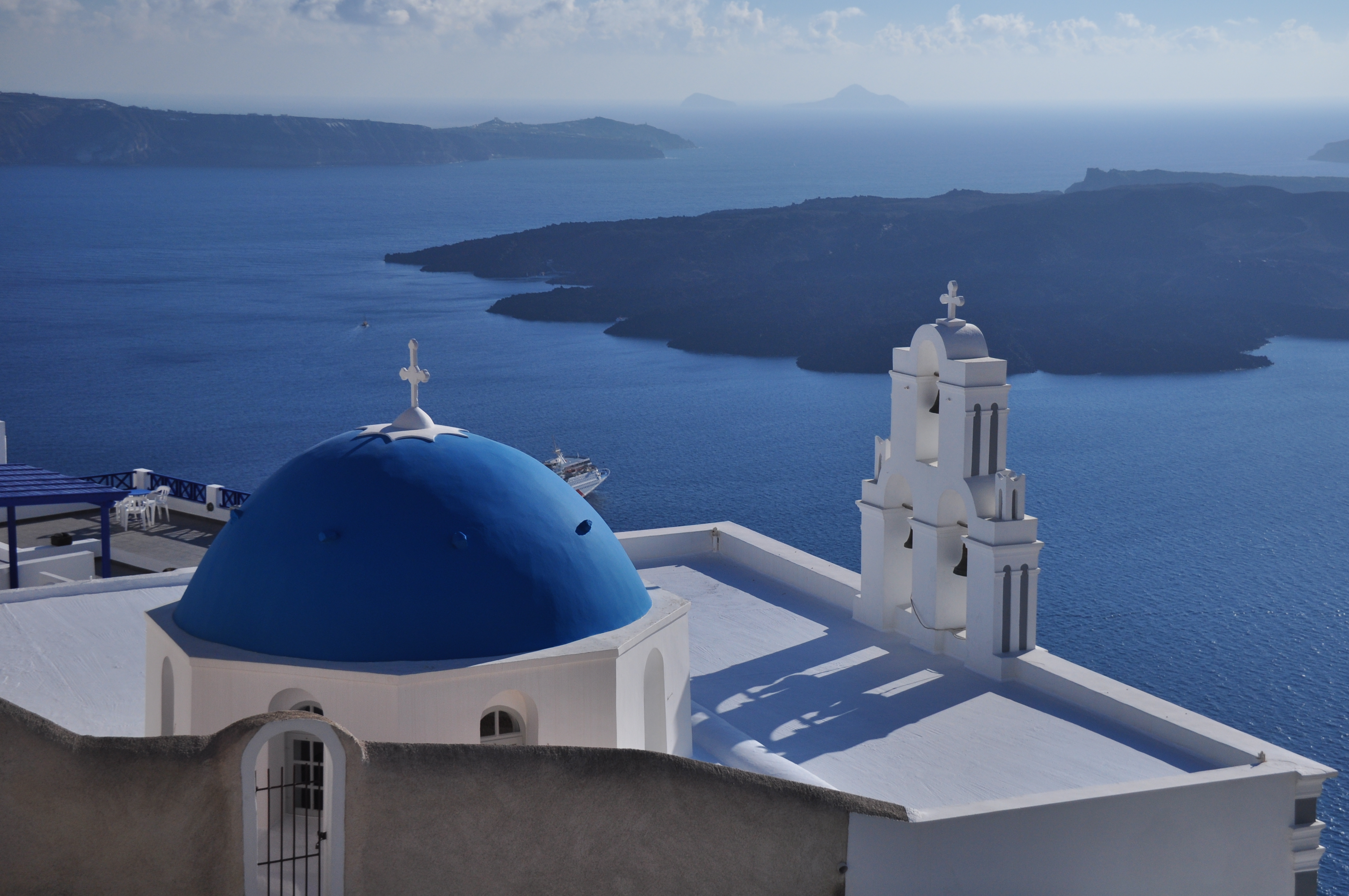 山寨一张蓝顶教堂吧 费拉小镇