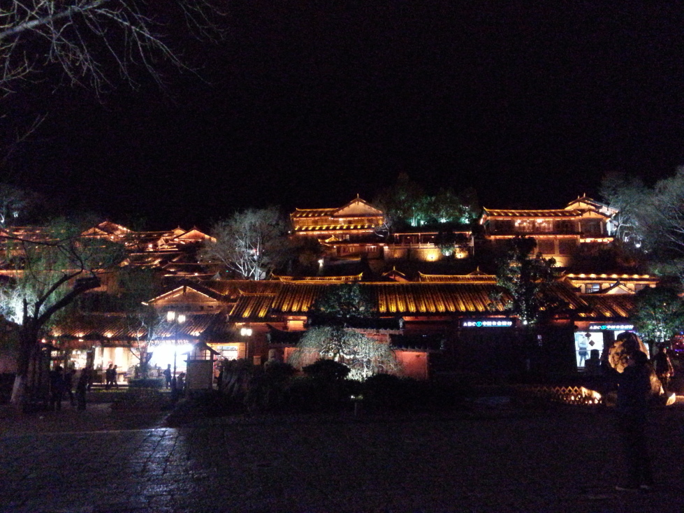 夜晚的古镇,安静 丽江