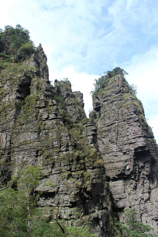 耳聞廣西金秀的聖堂山,山峰巍峨林立,海拔均在1600米以上,主峰