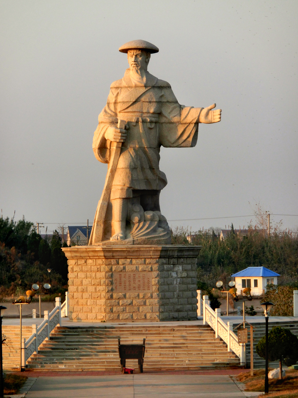 大禹像 圆陀角景区