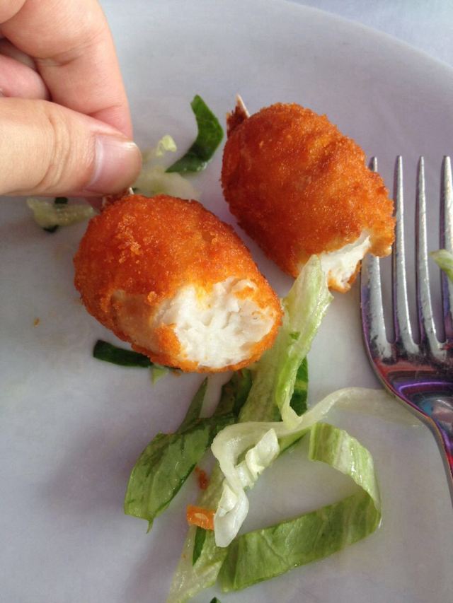 蟹球味道比国内的好吃多了.